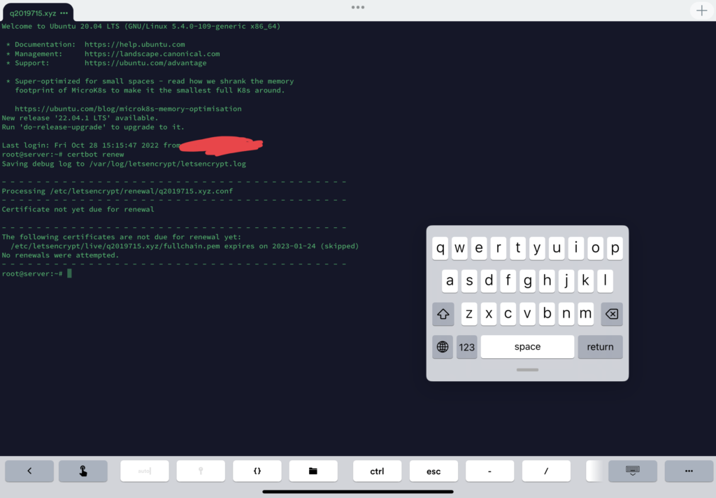 certbot报错未到13天